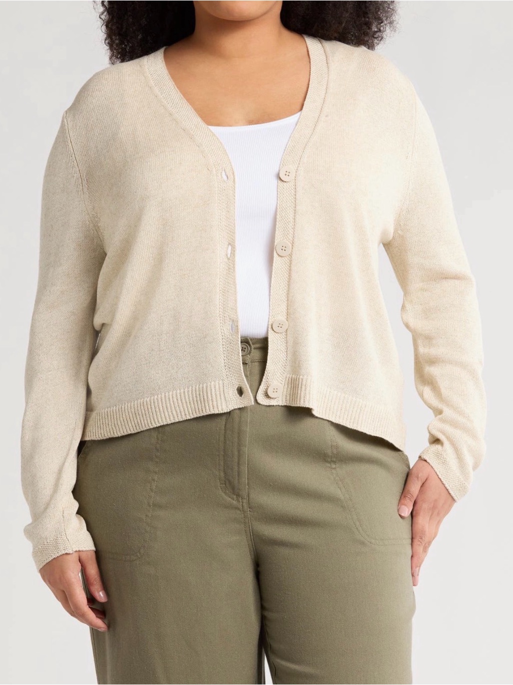 Max Studio Button Front Cardigan. Ladies 2x